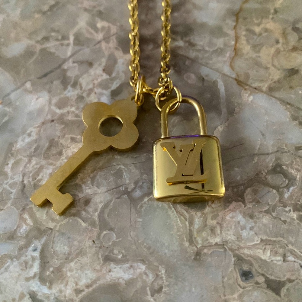 Designer Gold Tone Necklace